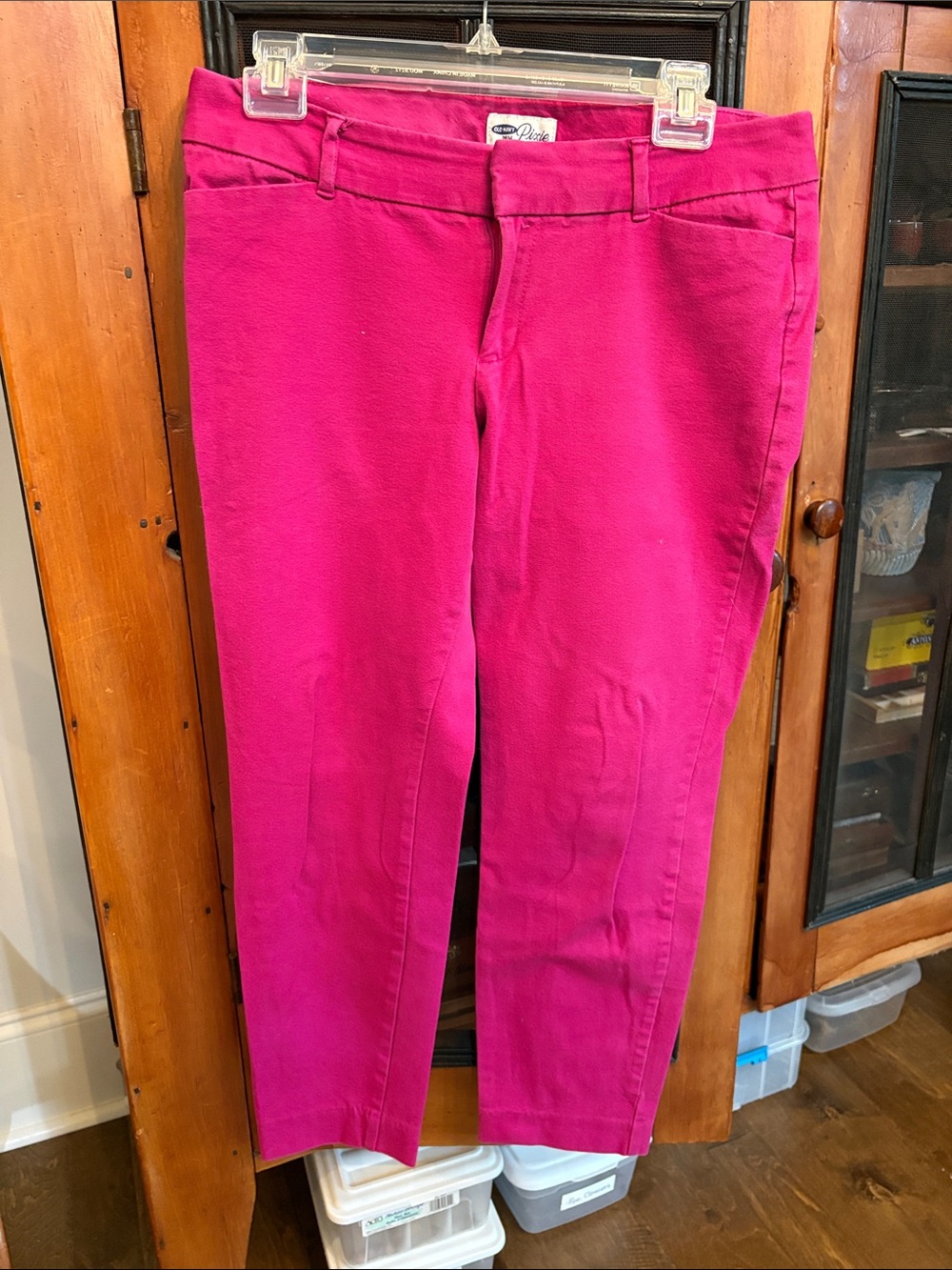 Old Navy Hot Pink Women's Slim Ankle Pants